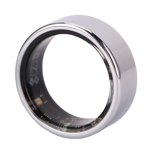 Ring de salud inteligente, Control Silver Fitness Tracker Ring IP68 Agua A Prueba de Agua Cómoda Para Abrenamientos