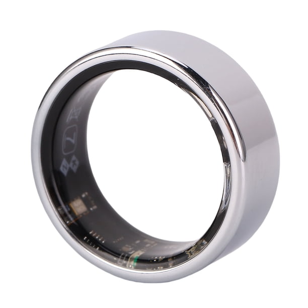 Ring de salud inteligente, Control Silver Fitness Tracker Ring IP68 Agua A Prueba de Agua Cómoda Para Abrenamientos