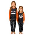 thumbnail image 5 of Family Matching Pajamas, Halloween Pajamas for Family, Halloween Matching Family Pajamas Black Orange Pumpkin Print Long Sleeve 2 Piece Pj Set Gothic Sleepwear Nightwear Loungewear Dracula Photos, 5 of 6
