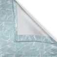 thumbnail image 4 of Ambesonne Abstract Window Valance, Waves Lines Swirls, 42" x 18", Pale Blue White, 4 of 5