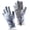 Glacier White, variant on Fingerless Fishing Gloves Ice Silk Anti-Slip Breathable UV Sun Protection Outdoor Angling Apparel - Ocean Blue L (10.63 in / 27 cm) Lightweight & Comfortable