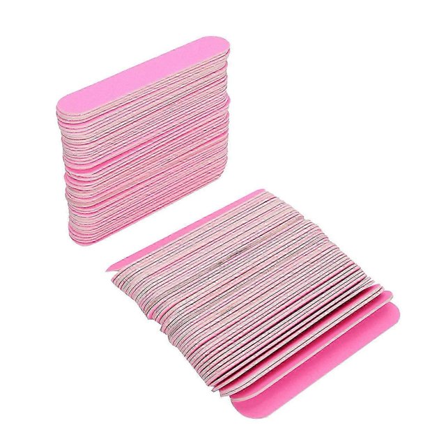 100 pcs Nail Files Double Sided Nail Buffer Abrasive Polishing Strip Manicure