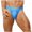 Sky Blue, variant on Mens G String, Mens Underwear, Semi Sheer Ice Silk Pouch Breathable Active Comfort Thin Low Rise Double G String Green M