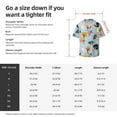 thumbnail image 5 of Goofa Elephant Tree Printed Men's Casual Short-sleeved Shirt,Lightweight Breathable Button-down,Summer Casual men's top,Versatile Fashion shirt-X-Large, 5 of 7