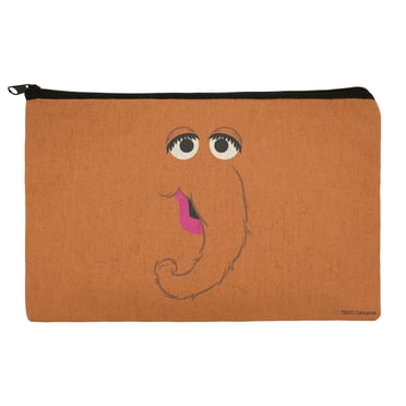 Sesame Street Snuffy Face Adult Men's T-Shirt - Brown, 100% Cotton, Crew Neck