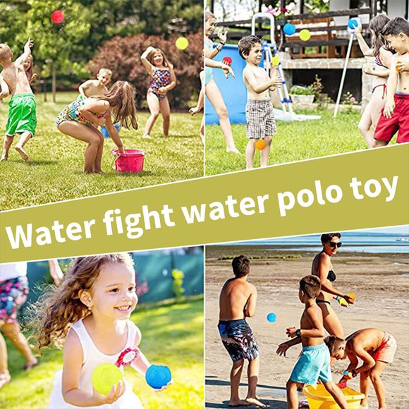Enfants Été Balles Amusantes Jouet Ballons en Silicone Jouets d'Eau Jouer Jeux Interactifs Cour Cour Piscine Plage Anniversaire Bleu