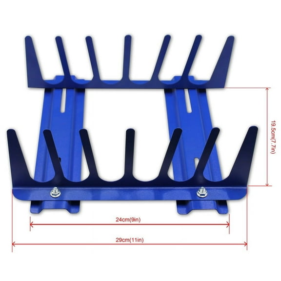 Techtongda Desktop Squeegee Rack Silk Screen Printing Squeegee Scraper Holder #006356
