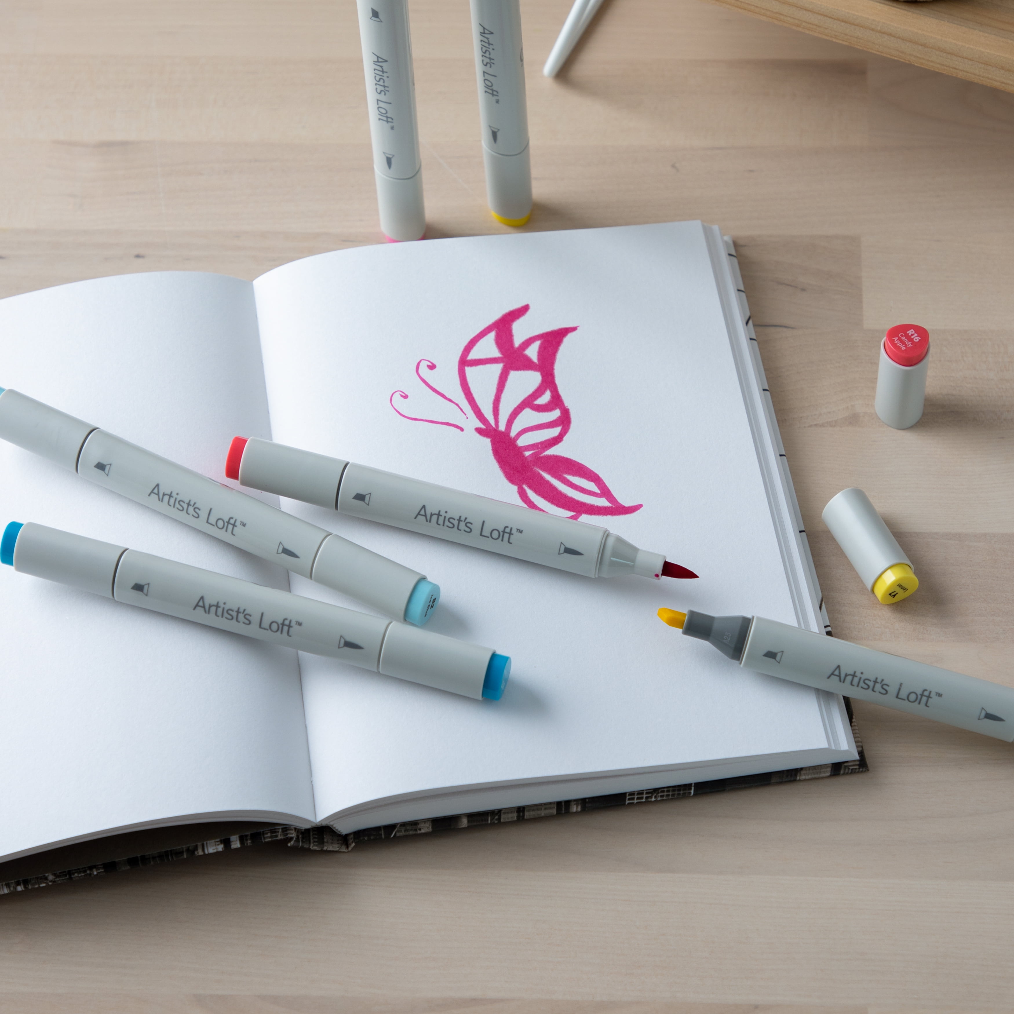 Bright Primaries Sketch Markers by Artist's Loft