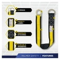 thumbnail image 2 of Fall Protection Safety 14' Cross Arm Strap I 3” Wide Pass-through with Large D-Ring and Small D-Ring I ANSI OSHA Anchorage Sling Compliant Fall Arrest System, 2 of 6