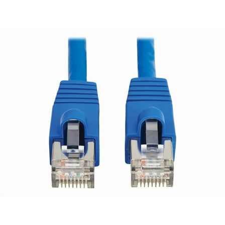 Eaton Tripp Lite Series Cat8 40G Snagless SSTP Ethernet Cable (RJ45 M/M), PoE, Blue, 10 ft. (3.1 m) - Network cable - RJ-45 (M) to RJ-45 (M) - 10 ft - SSTP - CAT 8 - snagless, stranded copper - blue
