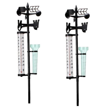 weather station rain gauge wind indicator, 