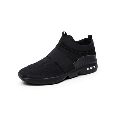 

Ritualay Sneakers for Men Slip on Sneakers Wide Width Casual Mesh Sneakers Non-slip Running Shoes Spor Shoes Walking Shoes Comfortable Outdoor Flat Sneaker Black 9
