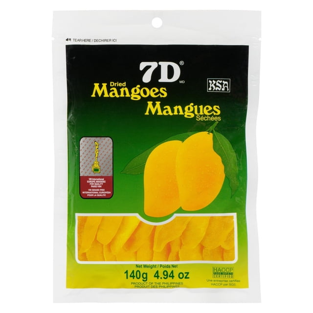 7D Dried Mangos - 140g