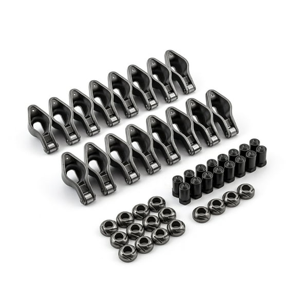Speedmaster PCE261.1050.01 Compatible with Chevy BBC 454 1.7 Ratio 7/16" Steel Roller Tip Rocker Arm Set (w/Nuts and Balls)