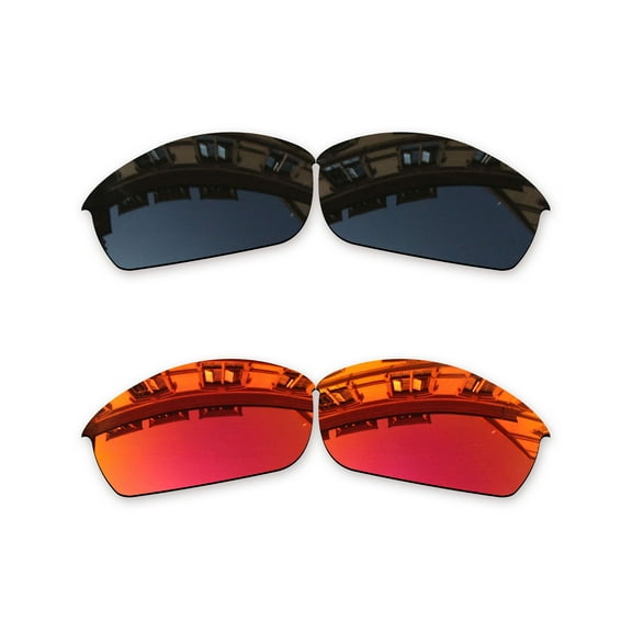 Vonxyz 2 Pack Polarized Replacement Lenses for Oakley Flak Jacket Sunglasses