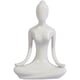 thumbnail image 1 of Estatua de yoga de cerámica de porcelana decorativa, escultura de figura de pose de yoga, decoración de figura de yoga para sala de meditación budista zen para el día de los meses,, 1 of 7