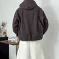 thumbnail image 3 of Men Loose Relax Fit Full Zip Casual Coat Jacket, 3 of 4