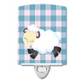 thumbnail image 1 of "Treasures Ceramic Night Light, Gingham, Azul, 6"" x 4""" Caroline's Treasures BB6874CNL, 1 of 1