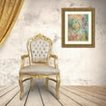 thumbnail image 3 of Nai, Danhui 15x18 Gold Ornate Wood Framed with Double Matting Museum Art Print Titled - Boho Paisley II, 3 of 4
