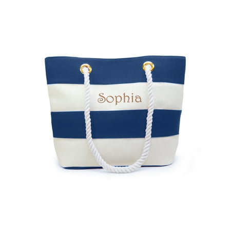 personalized small blue canvas