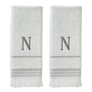 Hand towels with initials sale