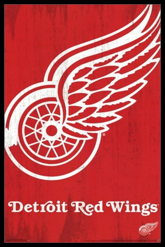 Detroit red wings logo 2013 poster poster print walmart walmart