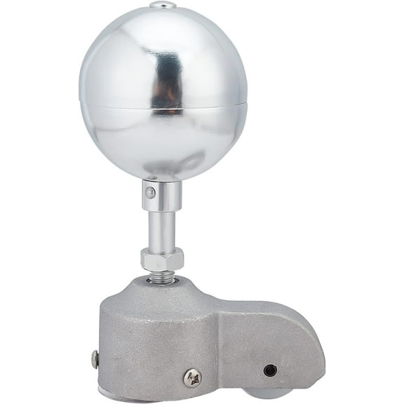 SUNNYCLUE 2" Flagpole Truck Pulley and 3" Top Ball Ornament Topper Set Flag Pole Hardware Parts Repair Kits Fit for Most Standard US Flag Poles (Silver)