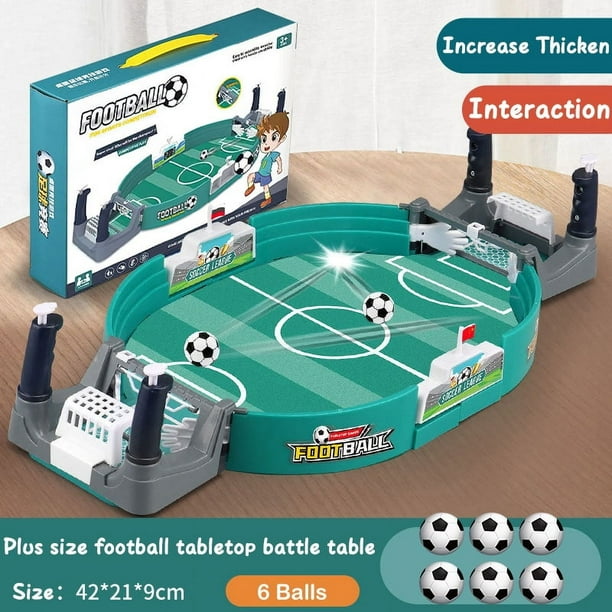 Mesa de fútbol para fiesta familiar, juego de mesa de fútbol, juguetes interactivos de escritorio, deporte para niños, juego portátil al aire libre, regalo