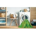 thumbnail image 2 of Ahgly Company Machine Washable Indoor Round Transitional Emerald Green Area Rugs, 8' Round, 2 of 7