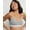 Concrete Heather, variant on Originals Women's Cropped Bralette, Moisture-Wicking Stretch Cotton Honeymoon Pink S