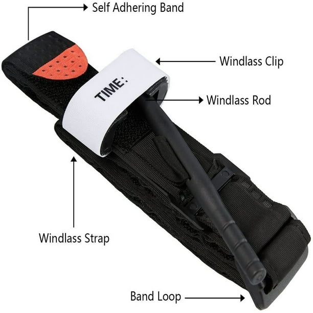 Tourniquet 3 Mil Spec Kevlar Metal Windlass Aluminum First Aid Tactical Swat Medic Pre Hospital Life Saving Hemorrhage Control Registration Card 2