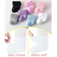 thumbnail image 5 of Socks 0-3 Months Preemie   Terry Ankle Socks 6 Pairs | , Soft, Multicolor, Easy Care, 5 of 6