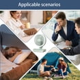 thumbnail image 2 of Fan Stand up Oscillating Fan Oscillating with Remote Retro Fan Floor Small Table Fan for Bedroom Plug in Table Fan Oscillating Parts Desk Air Circulator Fan Quiet Room Fan Remote Control Wall Mount, 2 of 4