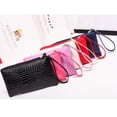 thumbnail image 2 of Women's Wallet Crocodile Pattern Card Wallet Clutch Purse Phone Clutch Wallet, 2 of 5