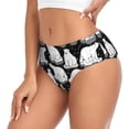 thumbnail image 2 of Fotbe Cute Cartoon Polar Bear Calzones Estampados para Mujer – Ropa Interior de Algodón, Cómoda, Suave y Elástica-4X-Large, 2 of 6