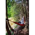 thumbnail image 3 of Vivere Nylon Double Parachute Camping Hammock - Gray/Orange, 3 of 4