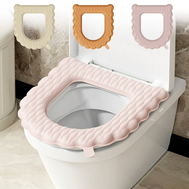 Alfombrilla Inodoro Universal XWSHYW Resistente Al Agua y Gruesa