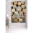 thumbnail image 3 of Napa Valley, California, Grab Life by the Glass, Wine Corks, Sentiment (36x54 Giclee Gallery Art Print, Vivid Textured Wall Decor), 3 of 3
