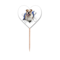 thumbnail image 1 of Damage Animal Paper Pekingese Toothpick Flags Heart Lable Cupcake Picks, 1 of 3