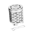 thumbnail image 4 of DYNWAVECA Housse Chauffante pour Réchaud de Camping Housse Chauffante pour Réchaud avec Poignée Équipement de Réchauffement de Tente Mini Chauffage Chauffage au Gaz pour BBQ Patio Randonnée Couvercle Argenté, 4 of 10