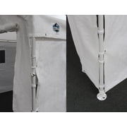 King Canopy Side Wall Kit 108 x 20 x 0 White Carport