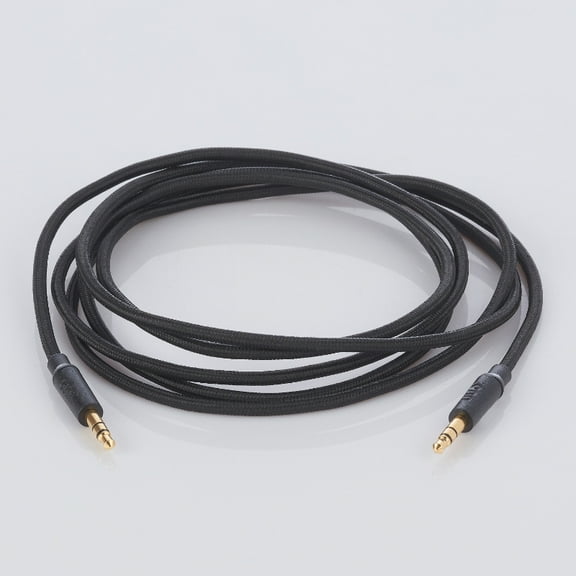 onn. 3' or 6' Black Braided 3.5 mm AUX Cable