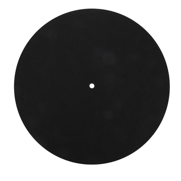 KALLORY 1Pack Felt Turntable Mat for Record Collectors Non Slip Vibration Control Protective Noise Reduction 10 Inch