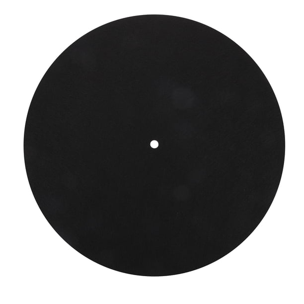 ELAYARD Tapete Antifricción Para Tocadiscos Negro Para Protección De Discos Y Reducción De Vibraciones En Hogar
