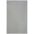 thumbnail image 2 of SAFAVIEH Martha Stewart Cotton Striped Area Rug, Charcoal/Grey, 8' x 10', 2 of 4