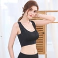 thumbnail image 2 of Women Front Adjustable Buckle Chest support yoga vest Wireless Sport Bra, 2 of 5