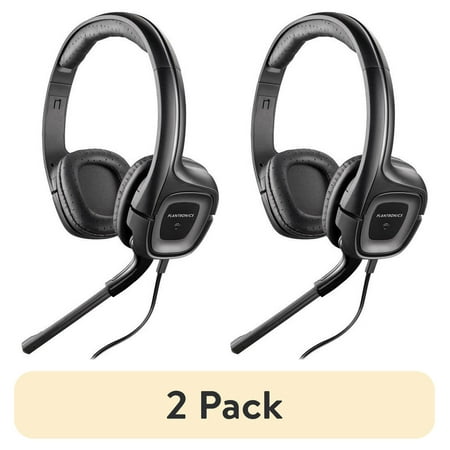 (2 pack) Plantronics, PLNAUDIO355, Audio 355 Ultimate Stereo Headset, 1, Black