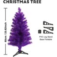 thumbnail image 3 of Christmas Tree, Pine Tree for Festival Decoration ,2ft,Purple, 3 of 7