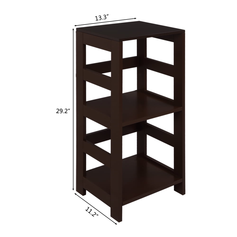 URHOMEPRO 4-Tier Bookshelf with Storage Drawers, Simple Industrial Bookcase  Storage Organizer, Free Standing Shelf Unit with 4 Open Storage Shelves