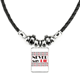 thumbnail image 1 of lema nunca digas morir collar a mano colgante de cuerda de cuero Unbranded M, 1 of 3